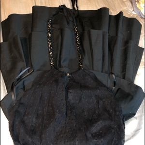 Gorgeous black cocktail dress..